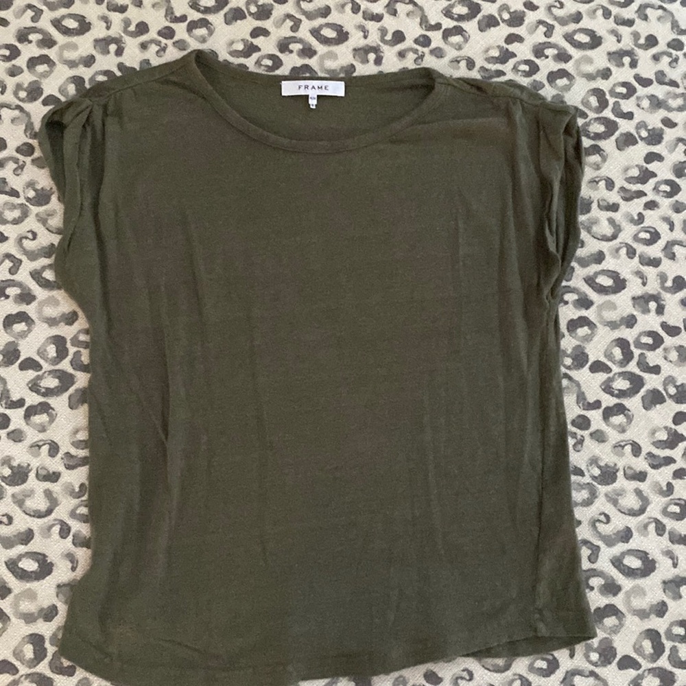 Frame cap sleeve shirt size medium